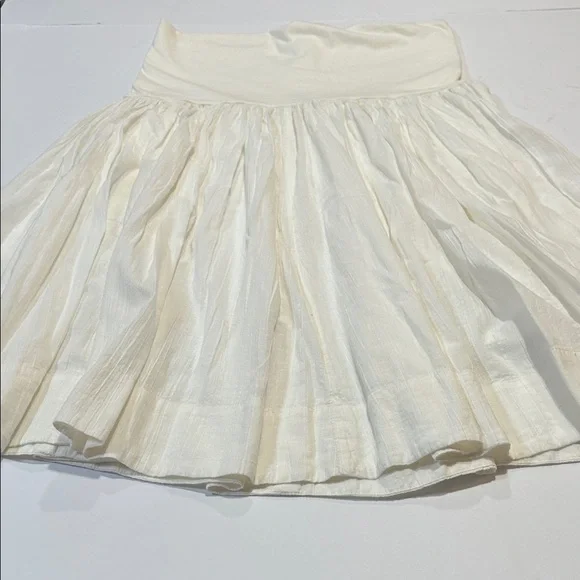 Free People Cream A-Line Skirt - Picture 9 of 9